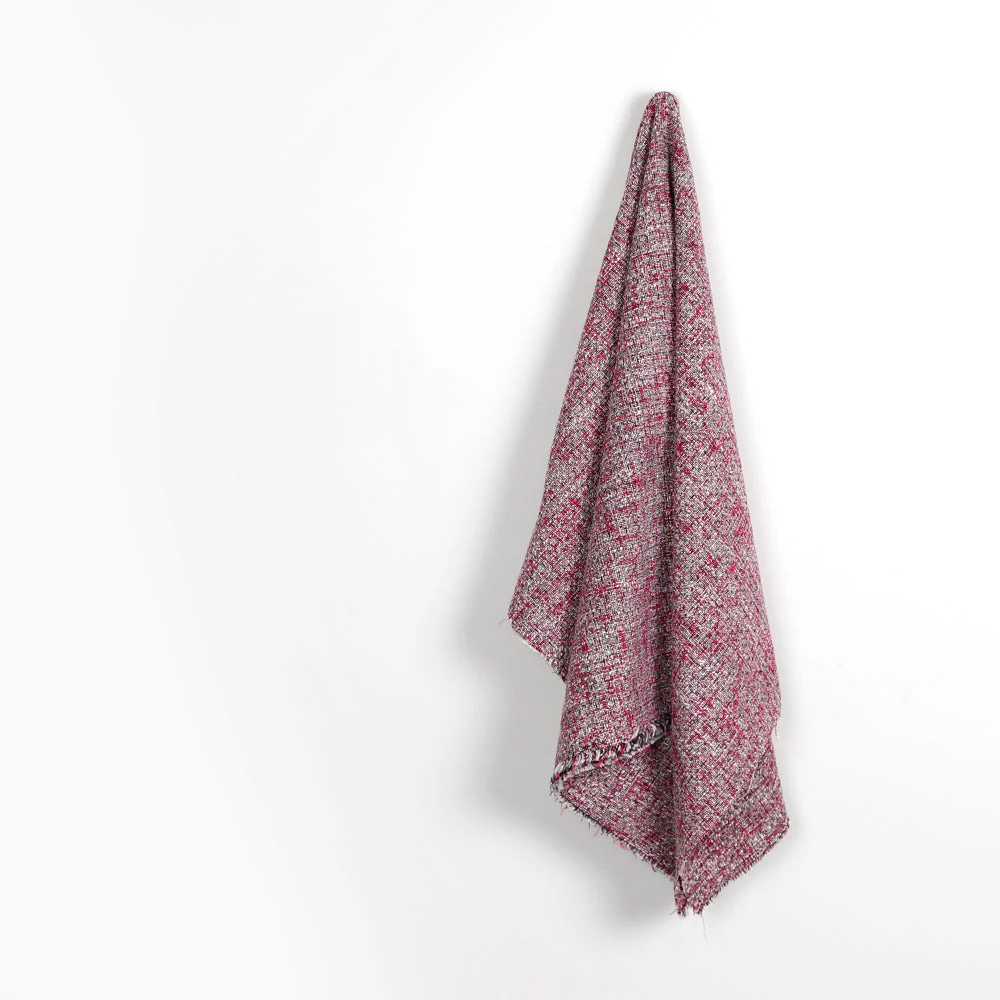 Slubby Poly Tweed - Rhodonite - Image 2
