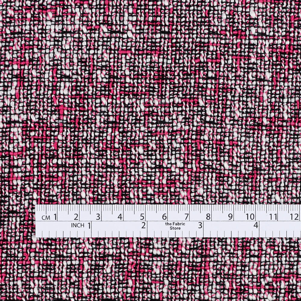 Slubby Poly Tweed - Rhodonite - Image 4