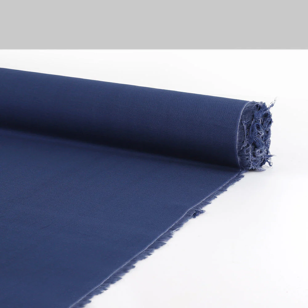 Slubby Viscose/Cotton - Woad - Image 3