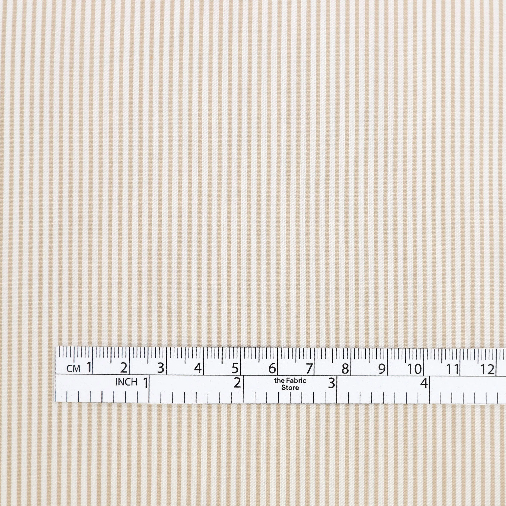 Small Candy Stripe Cotton - Crema - Image 4