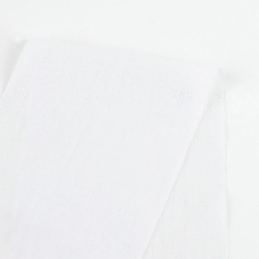 Soft Cotton Sheer Crepe - White