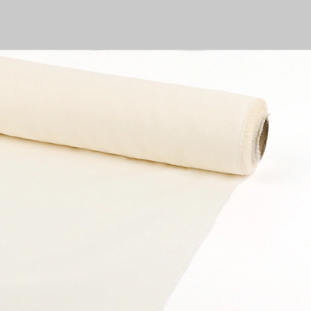 Soft Cotton Voile - Light Cream - Image 3