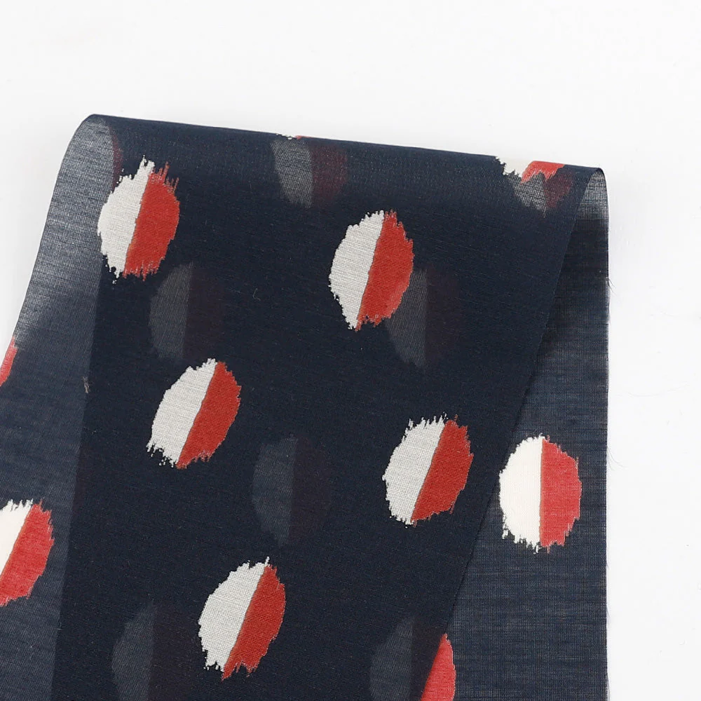 Split Splodge Cotton/Silk - Midnight