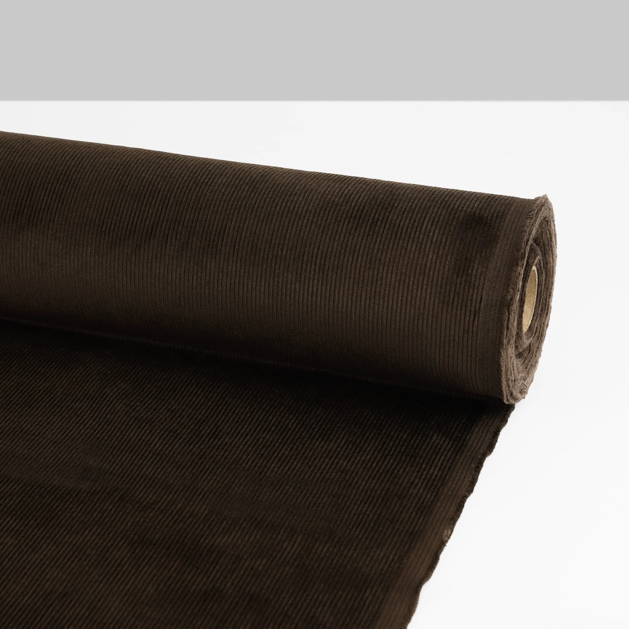Stretch Cotton Cord - Dark Brown - Image 3