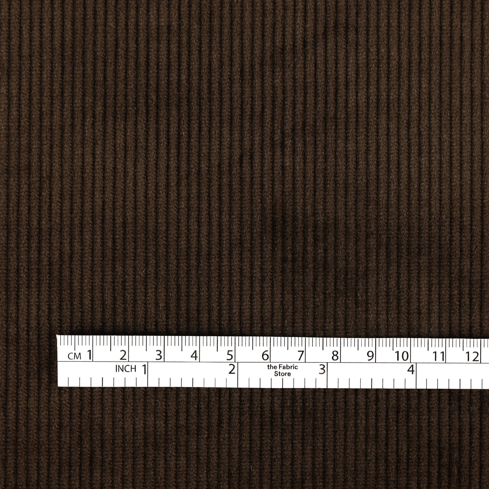 Stretch Cotton Cord - Dark Brown - Image 4
