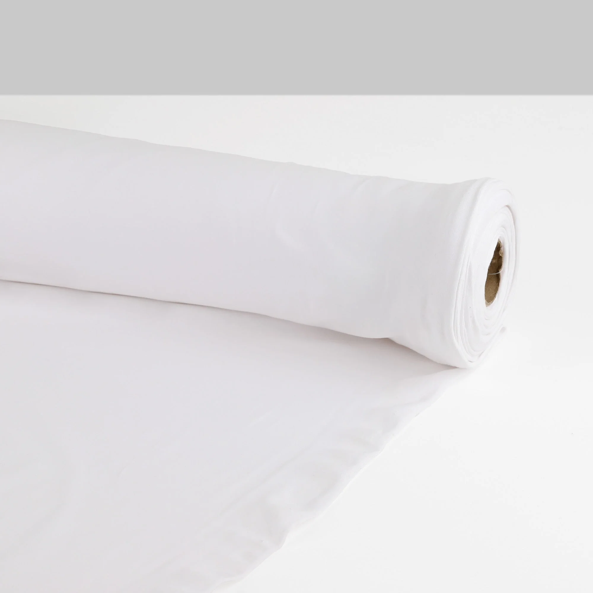 Stretch Cotton Jersey - White - Image 3