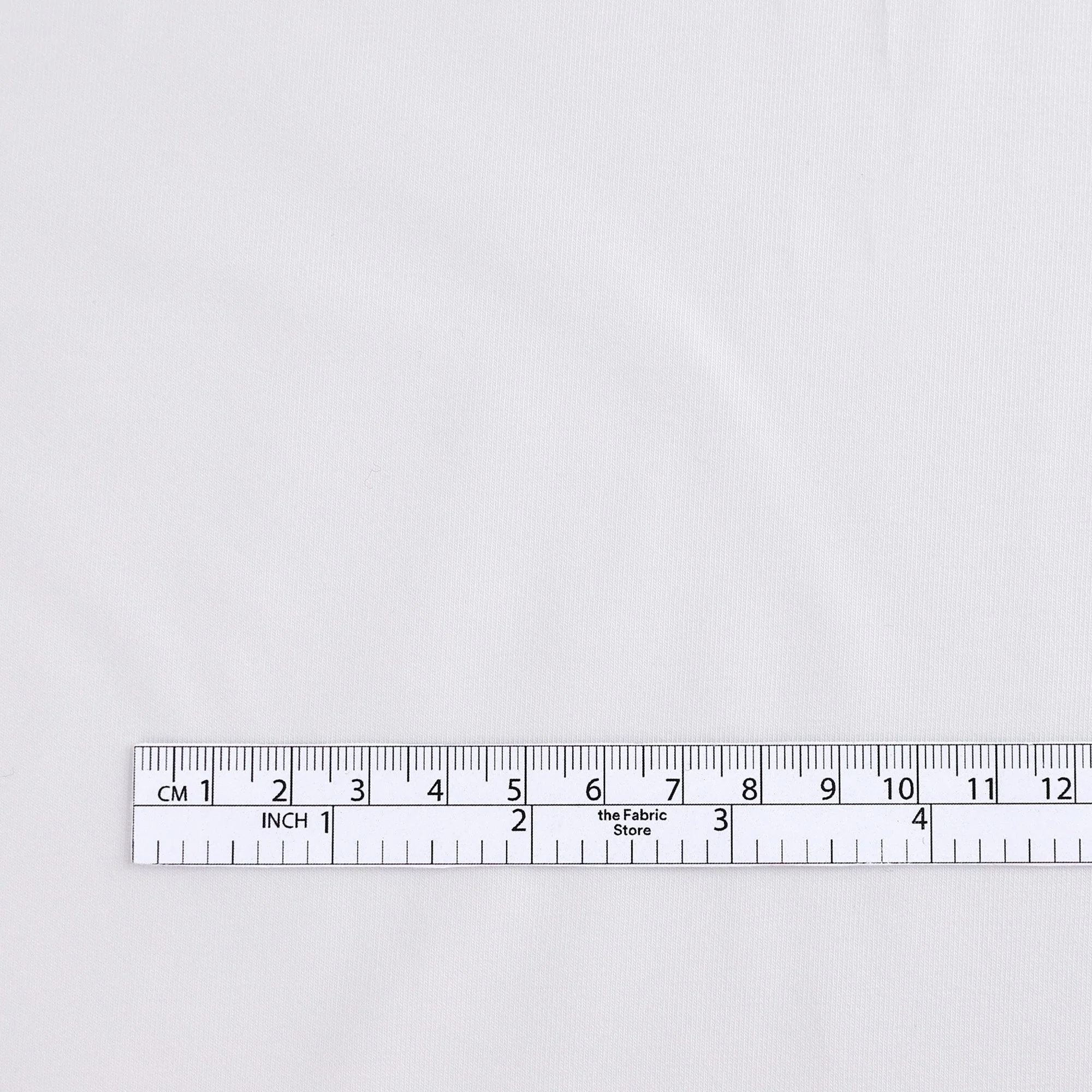 Stretch Cotton Jersey - White - Image 4