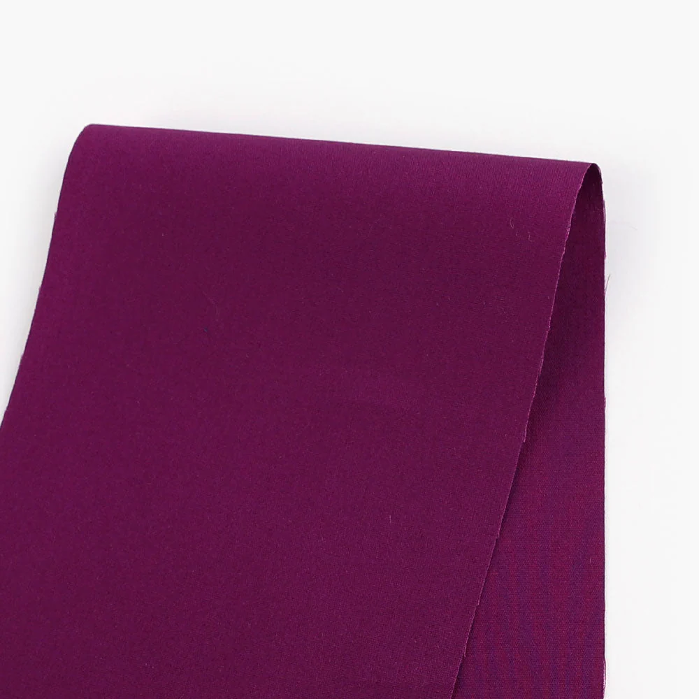 Stretch Cotton/Nylon Poplin - Dark Magenta