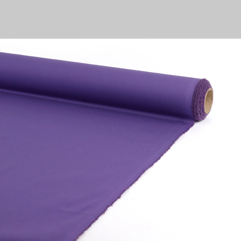 Stretch Cotton/Nylon Poplin - Light Iris - Image 3
