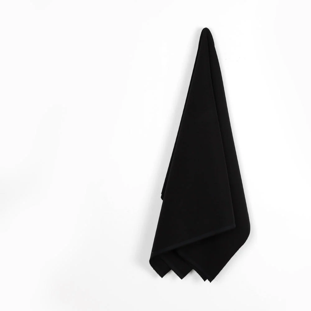 Stretch Cotton/Poly Twill - Black - Image 2