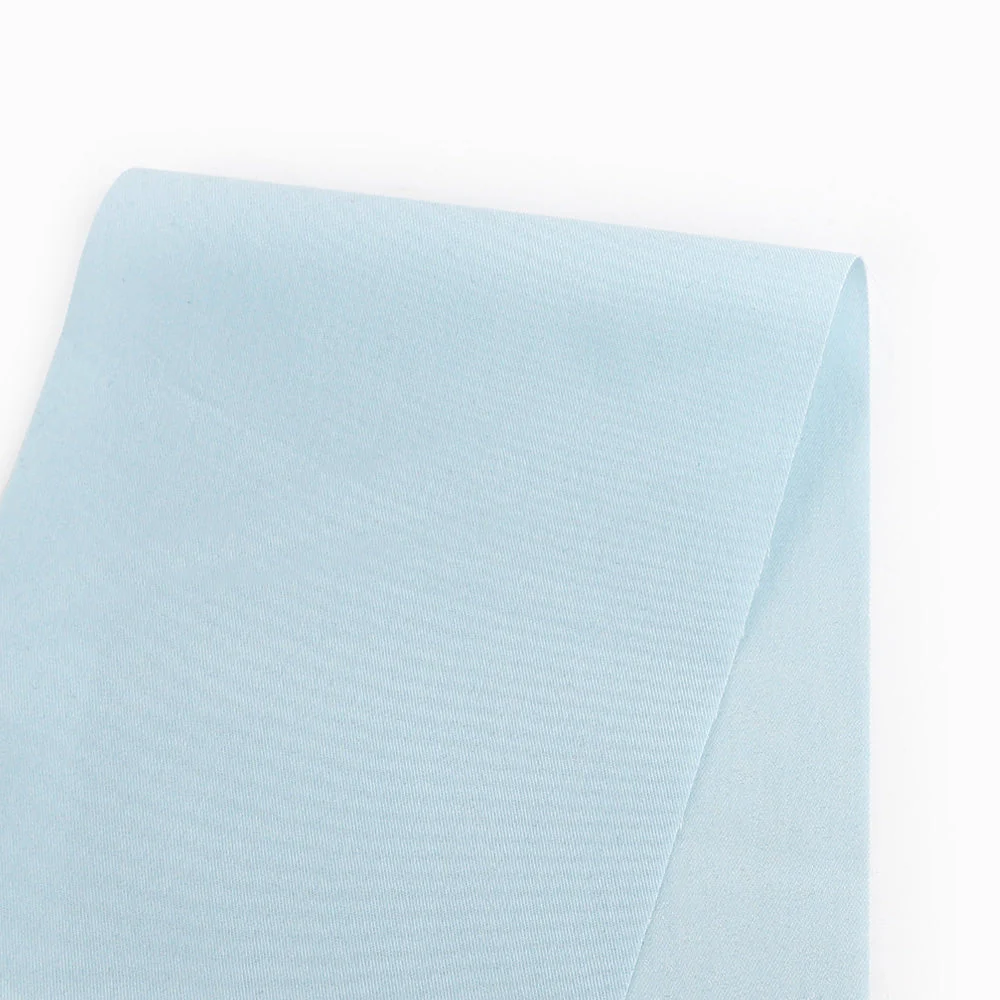 Stretch Cotton/Poly Twill - Ice Blue