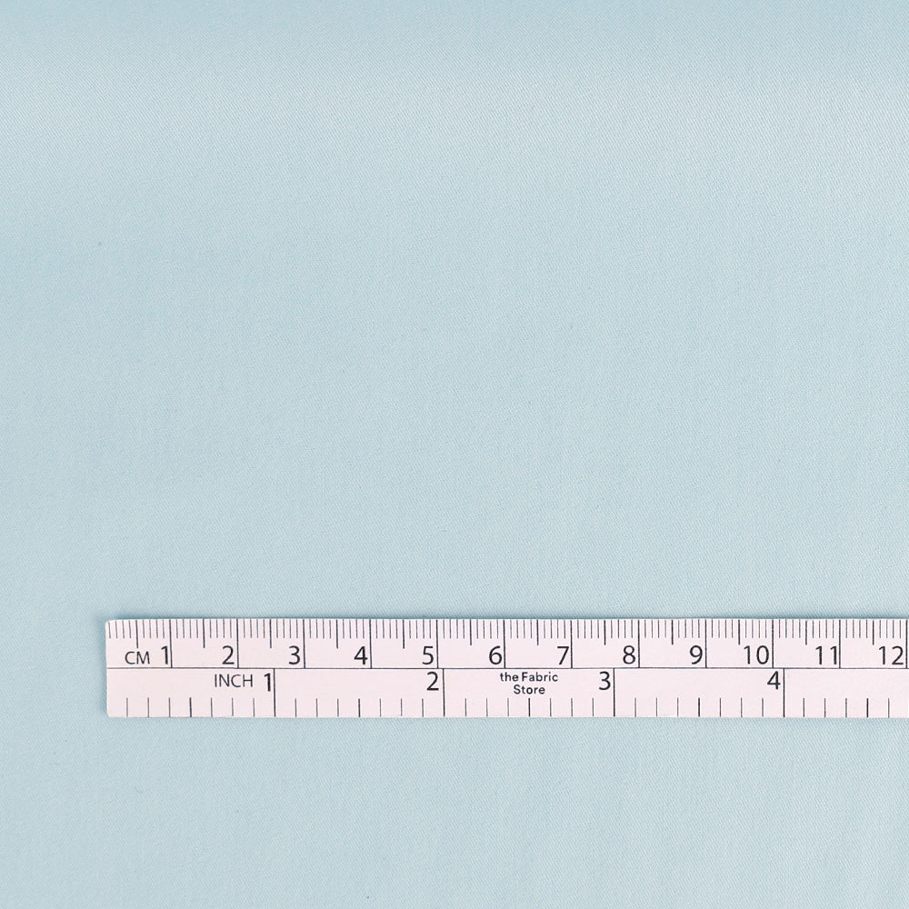 Stretch Cotton/Poly Twill - Ice Blue - Image 4