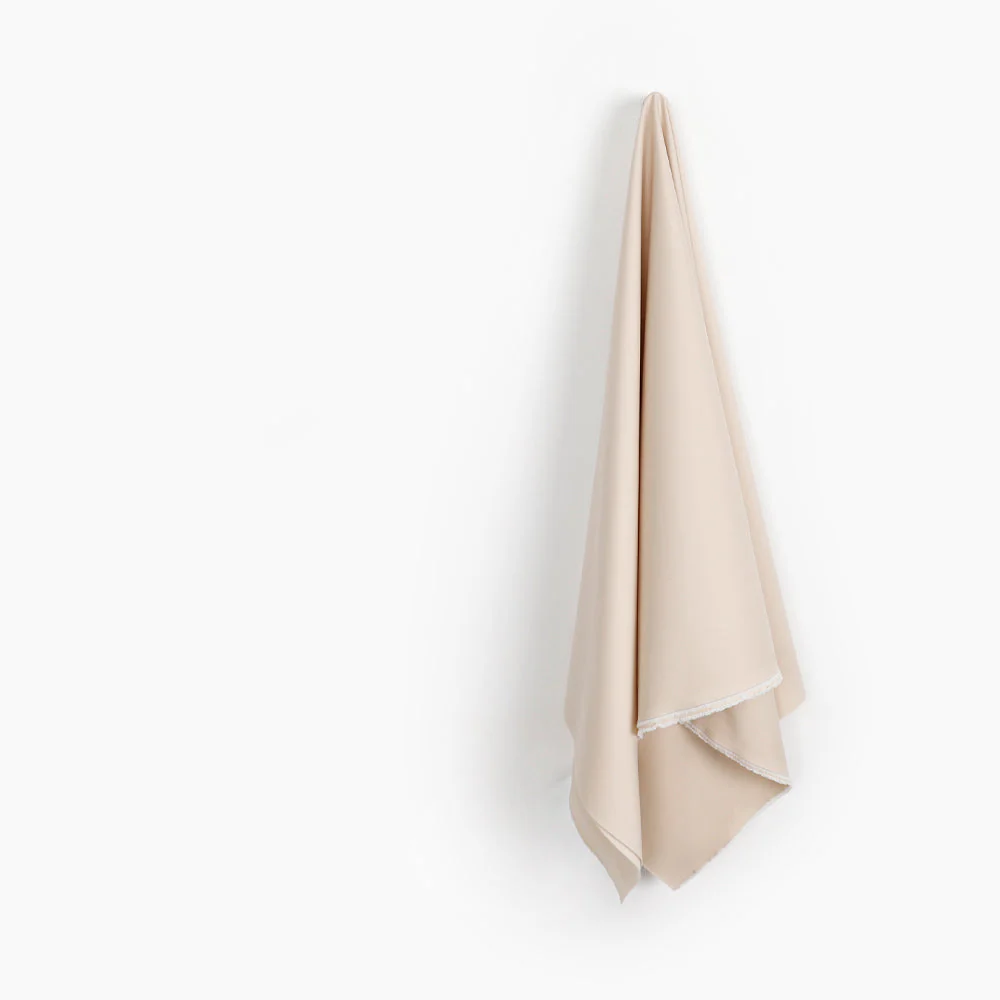 Stretch Cotton/Poly Twill - Parchment - Image 2