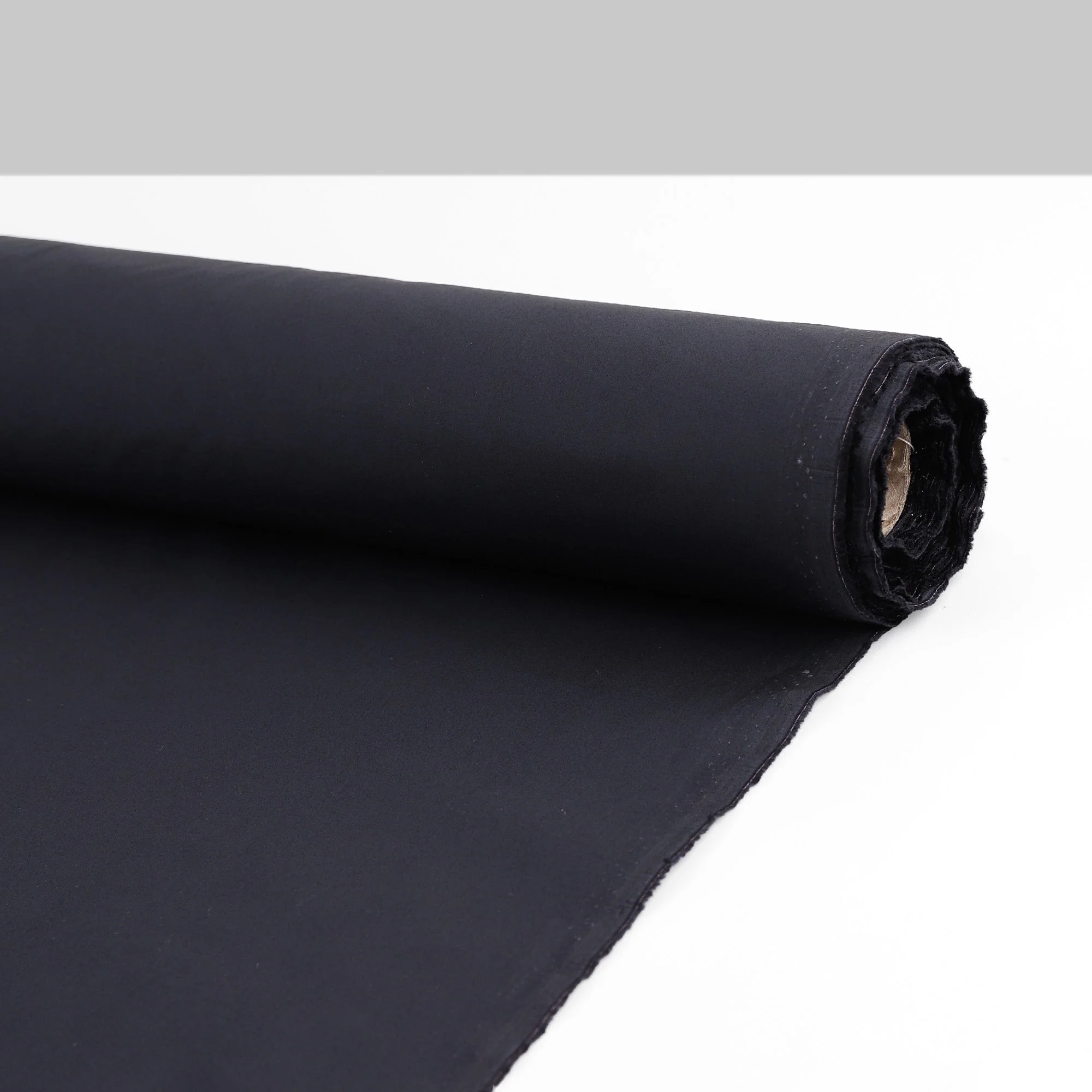 Stretch Cotton Poplin - Dark Ink - Image 3