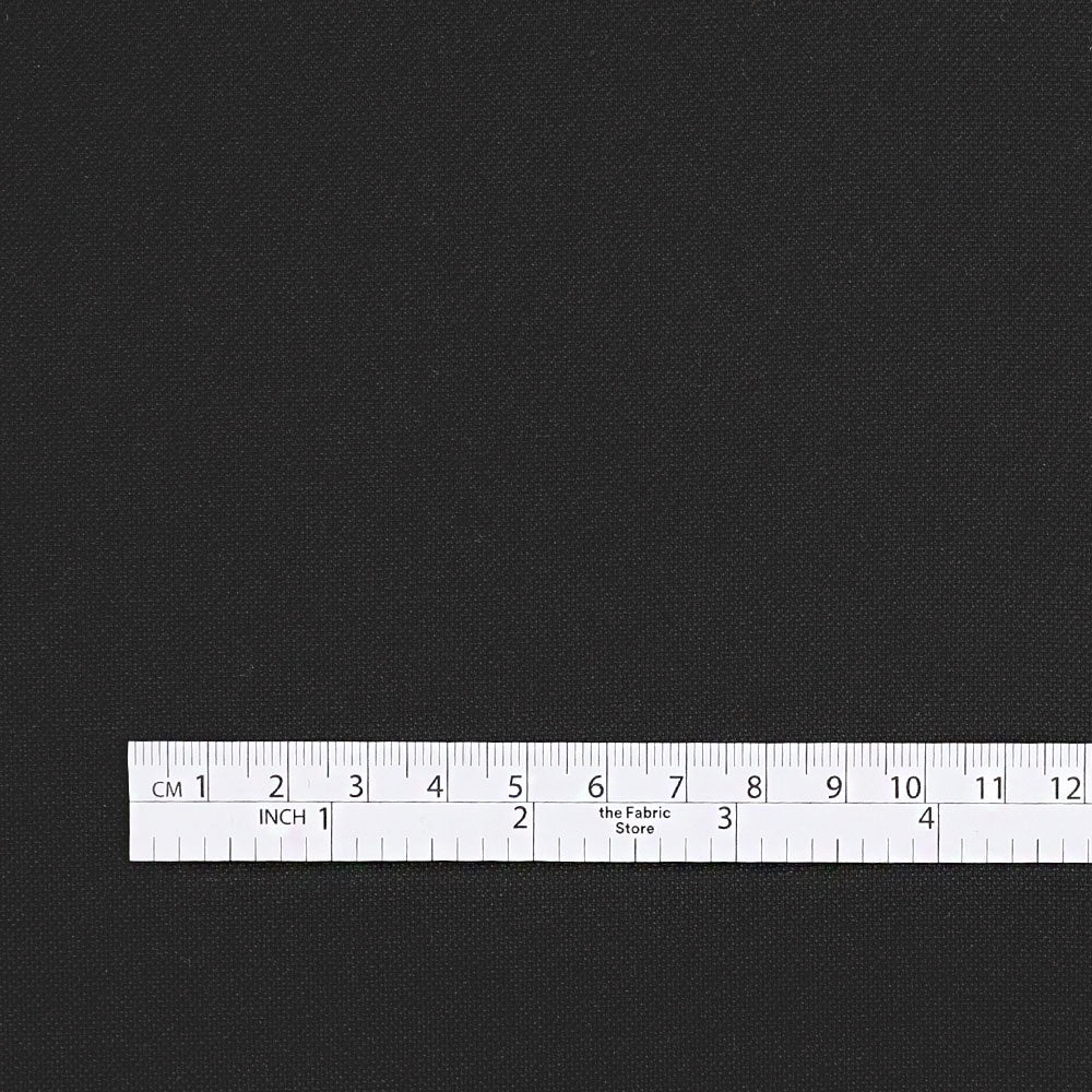 Stretch Nylon Ponte - Black - Image 4