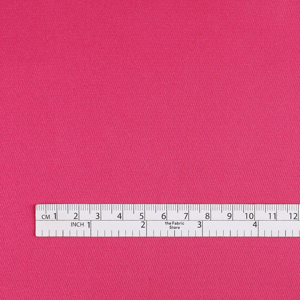 Stretch Poly Twill Satin - Razzle Dazzle Rose - Image 4