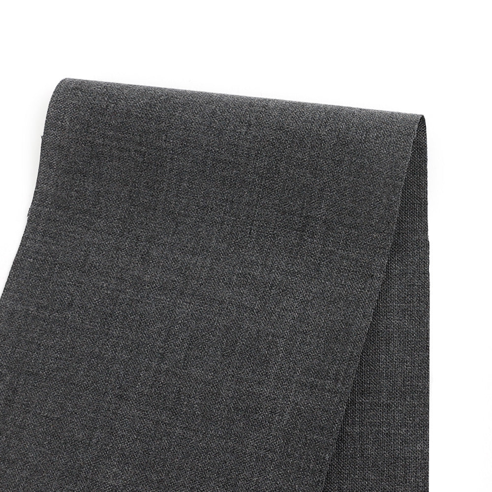 Stretch Poly/Wool Suiting - Gravel