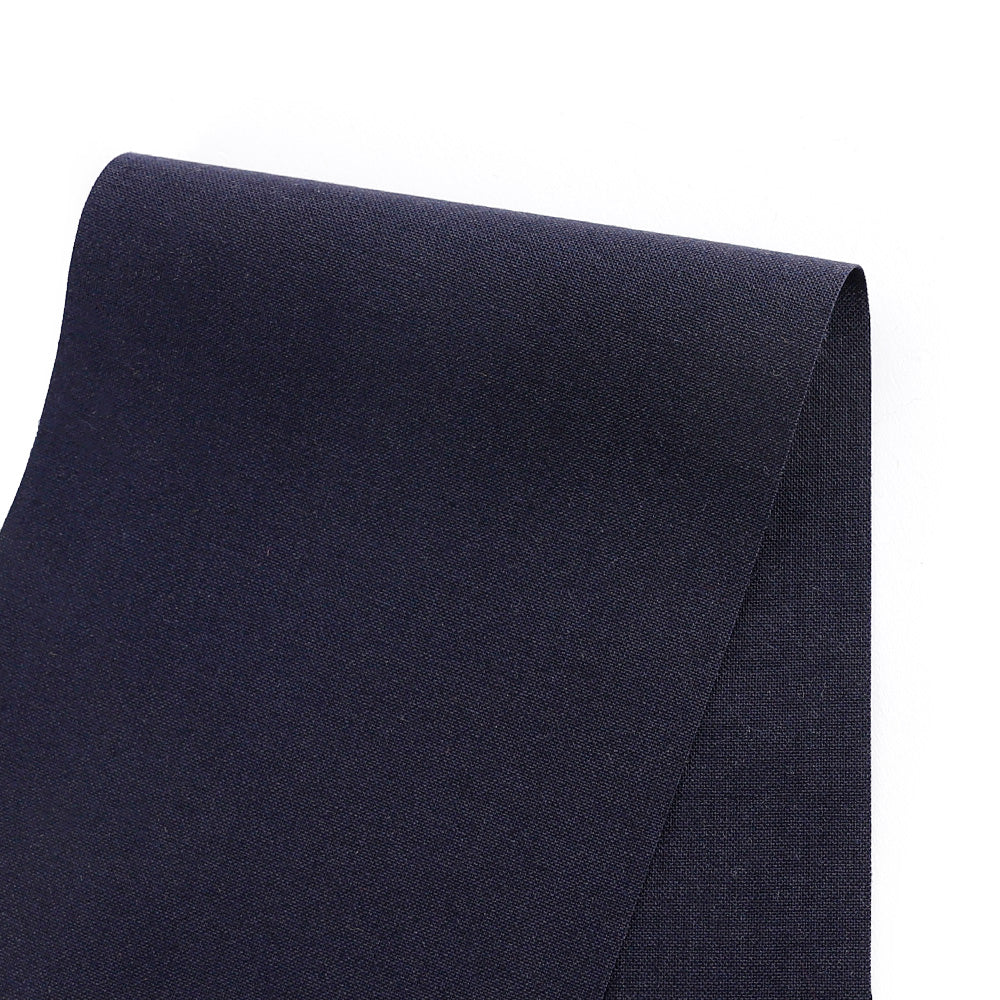 Stretch Poly/Wool Suiting - Ink