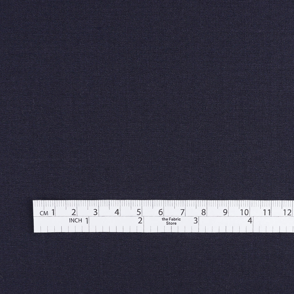 Stretch Poly/Wool Suiting - Ink - Image 4