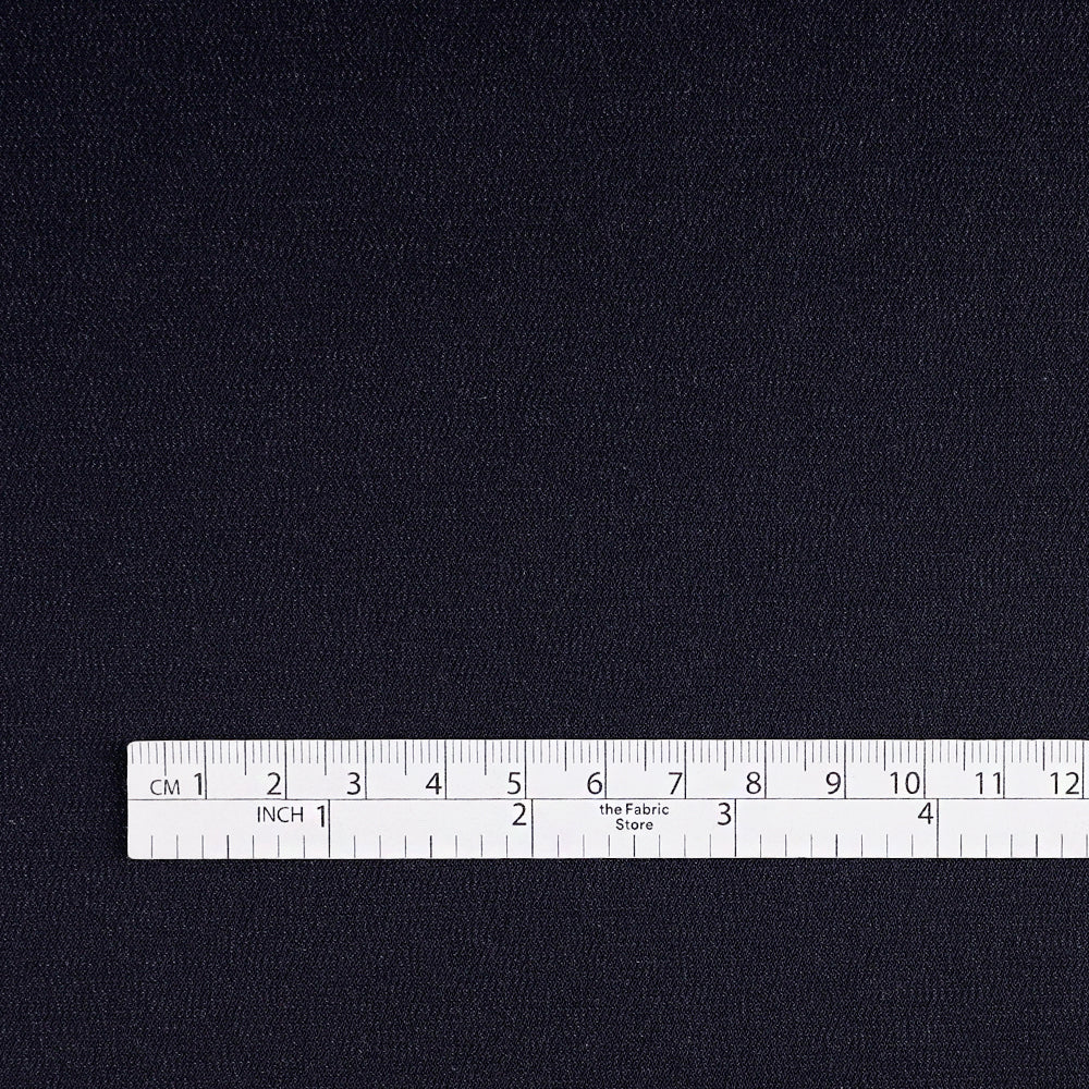 Stretch Sateen Suiting - Dark Navy - Image 4