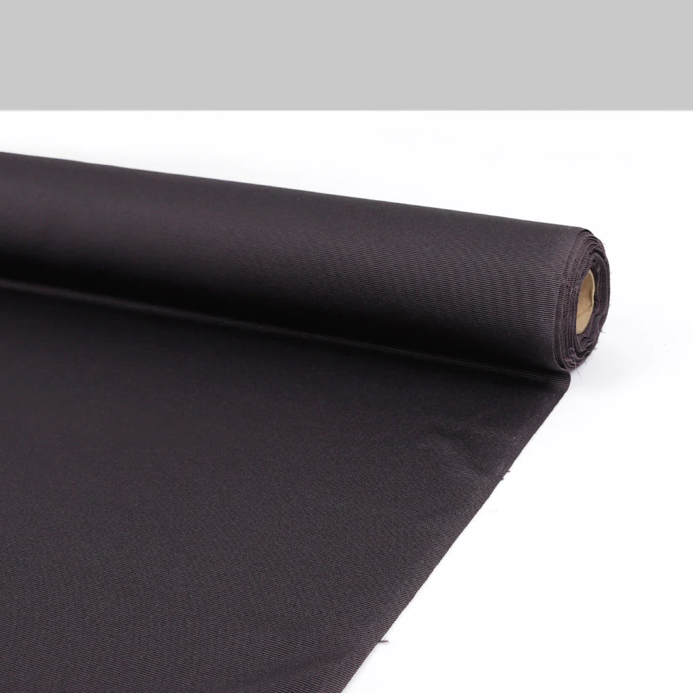 Stretch Silk/Cotton Ottoman - Shadow - Image 3