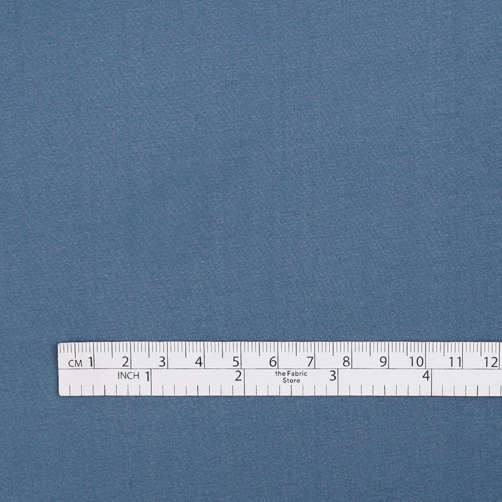 Stretch Silk Georgette - Glaucous - Image 4