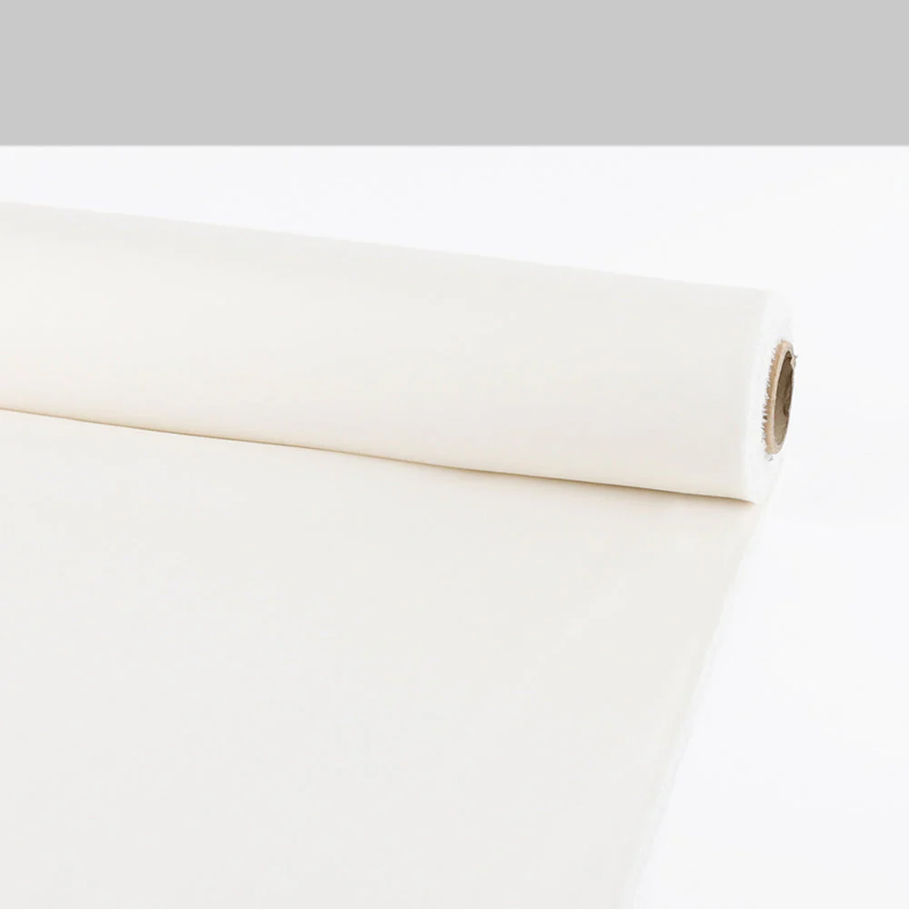 Stretch Silk/Poly Taffeta - Ivory - Image 3
