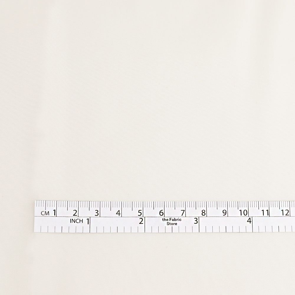 Stretch Silk/Poly Taffeta - Ivory - Image 4