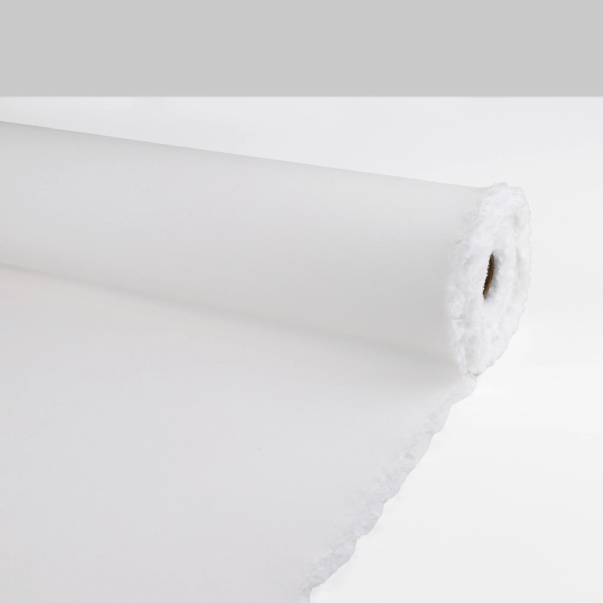 Stretch Viscose Crepe Ponte - White - Image 3