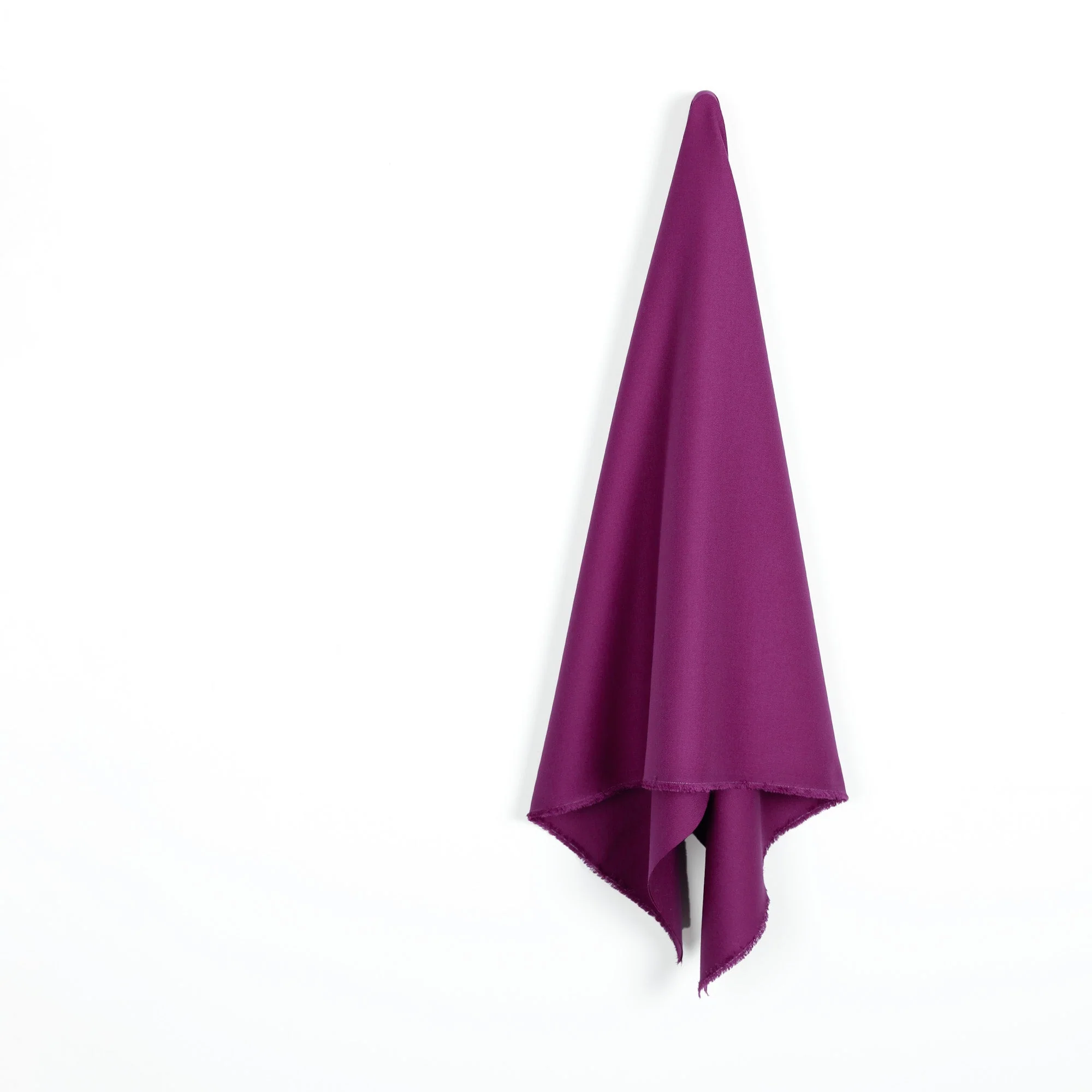 Stretch Wool Blend Twill - Berry - Image 2