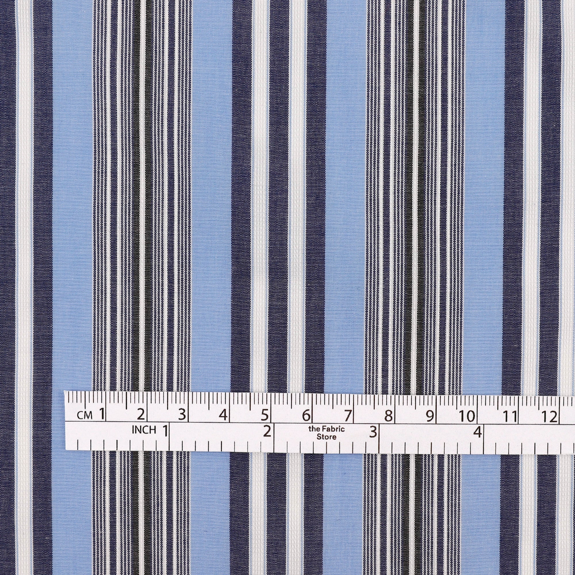 Stripe Cotton Shirting - Sailboat - Image 4