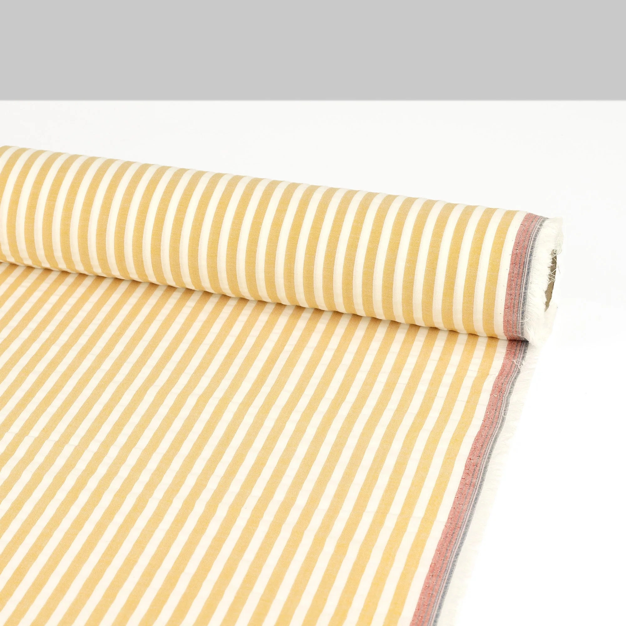 Sunshine Cotton/Rayon Stripe - Golden - Image 3
