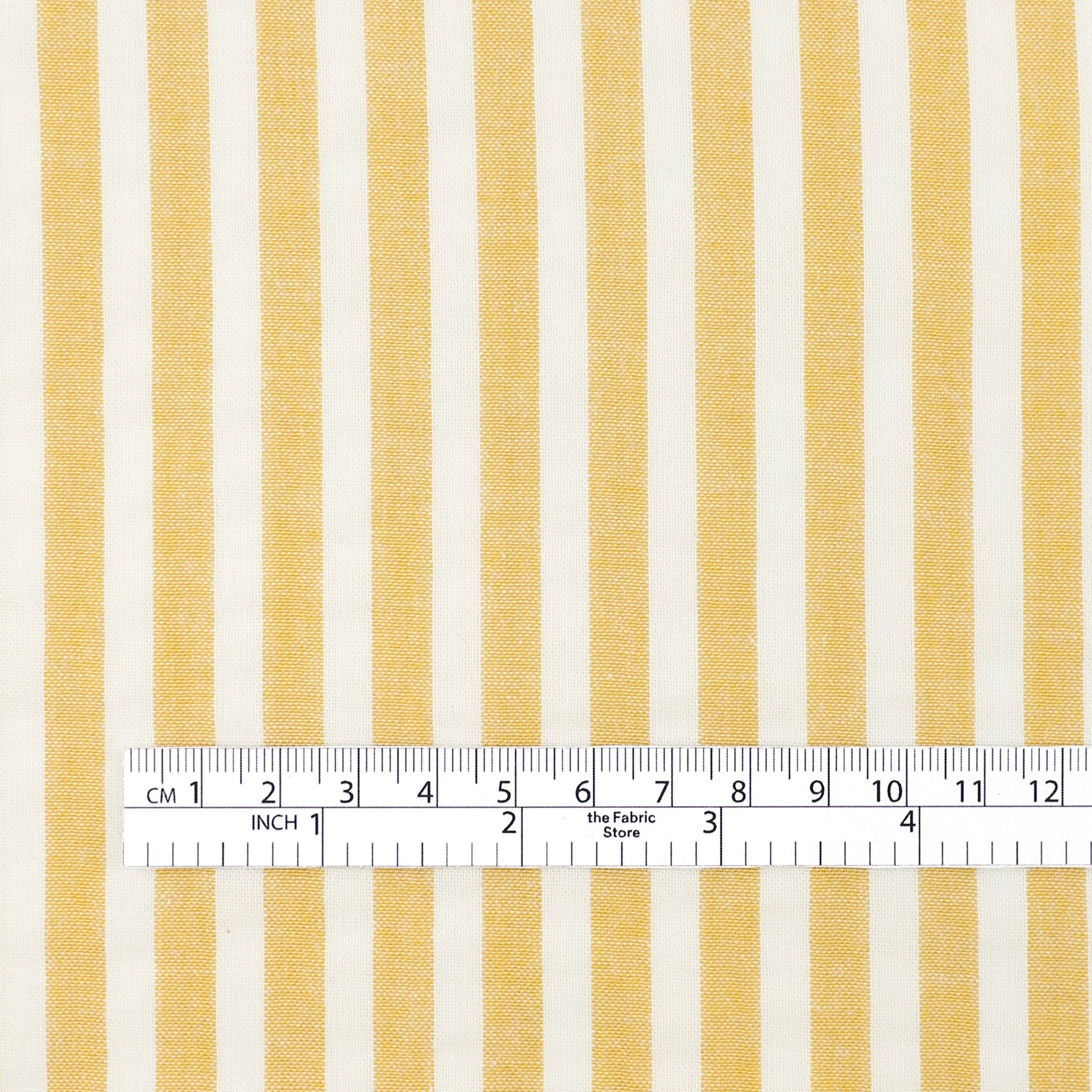 Sunshine Cotton/Rayon Stripe - Golden - Image 4