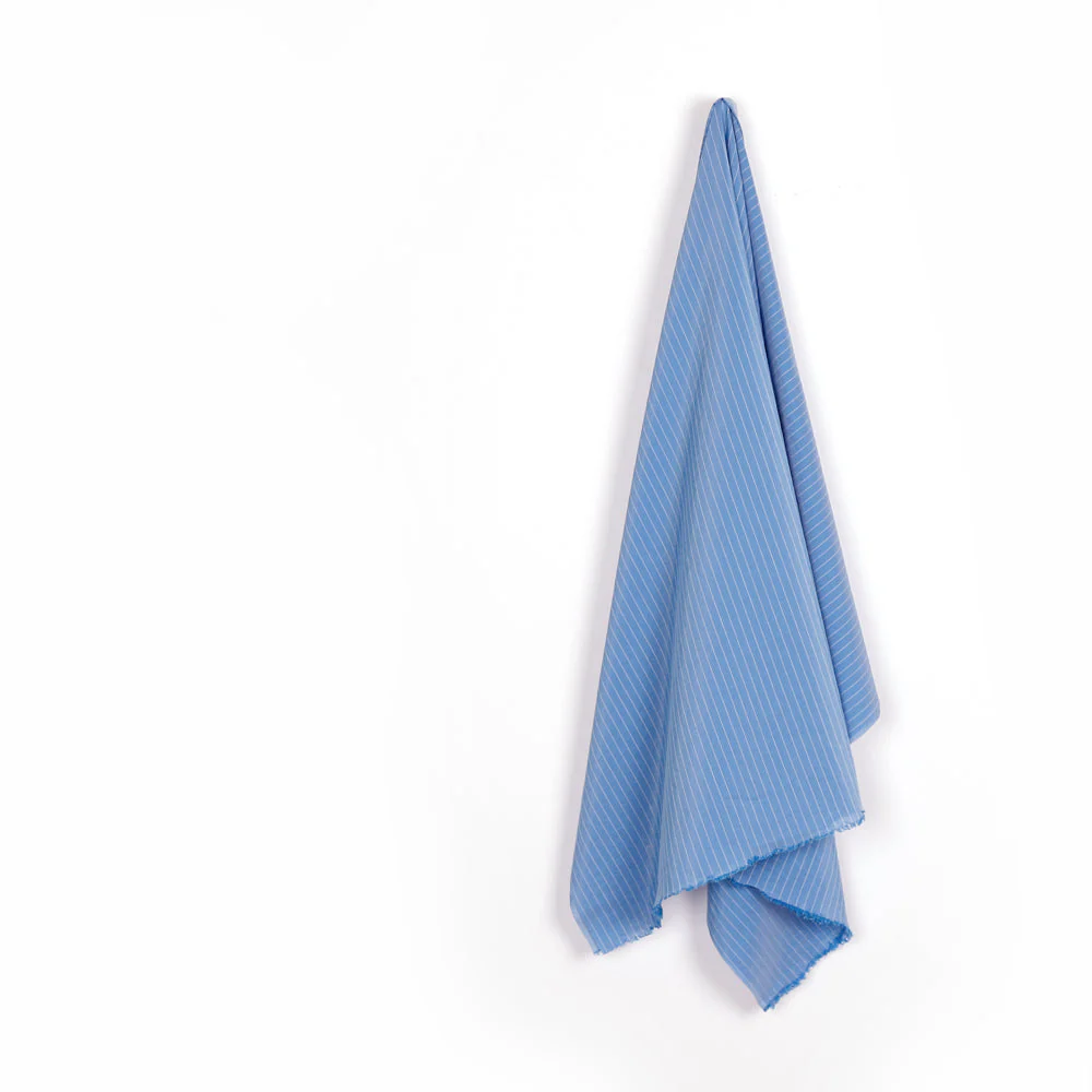 Thread Stripe Viscose/Cotton - Topaz - Image 2