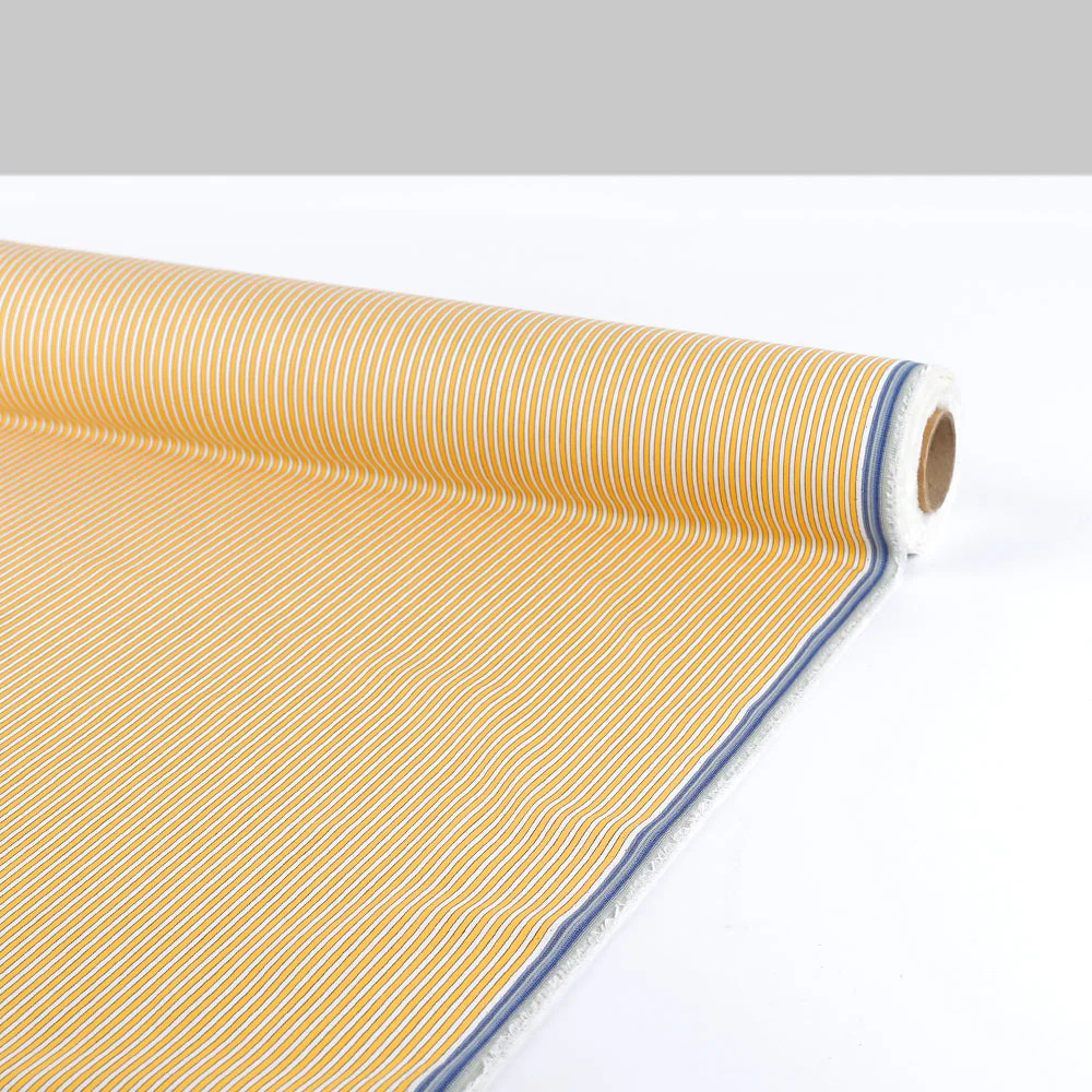 Track Stripe Cotton Twill - Sunflower - Image 5