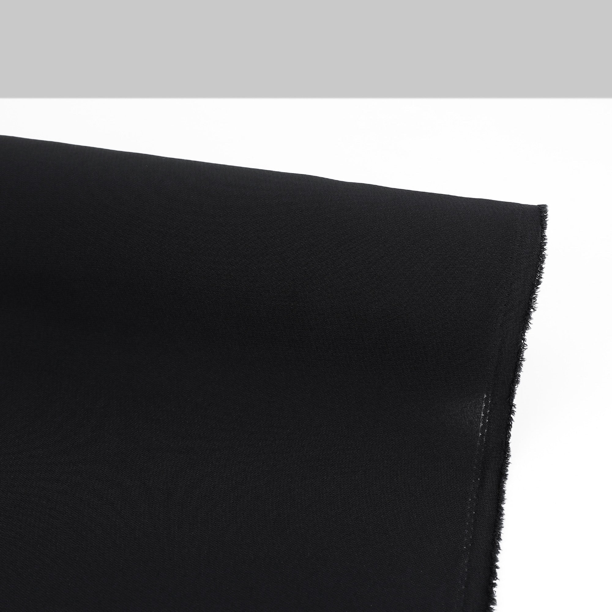 Triacetate Blend Twill - Black (2nd Grade) - Image 3