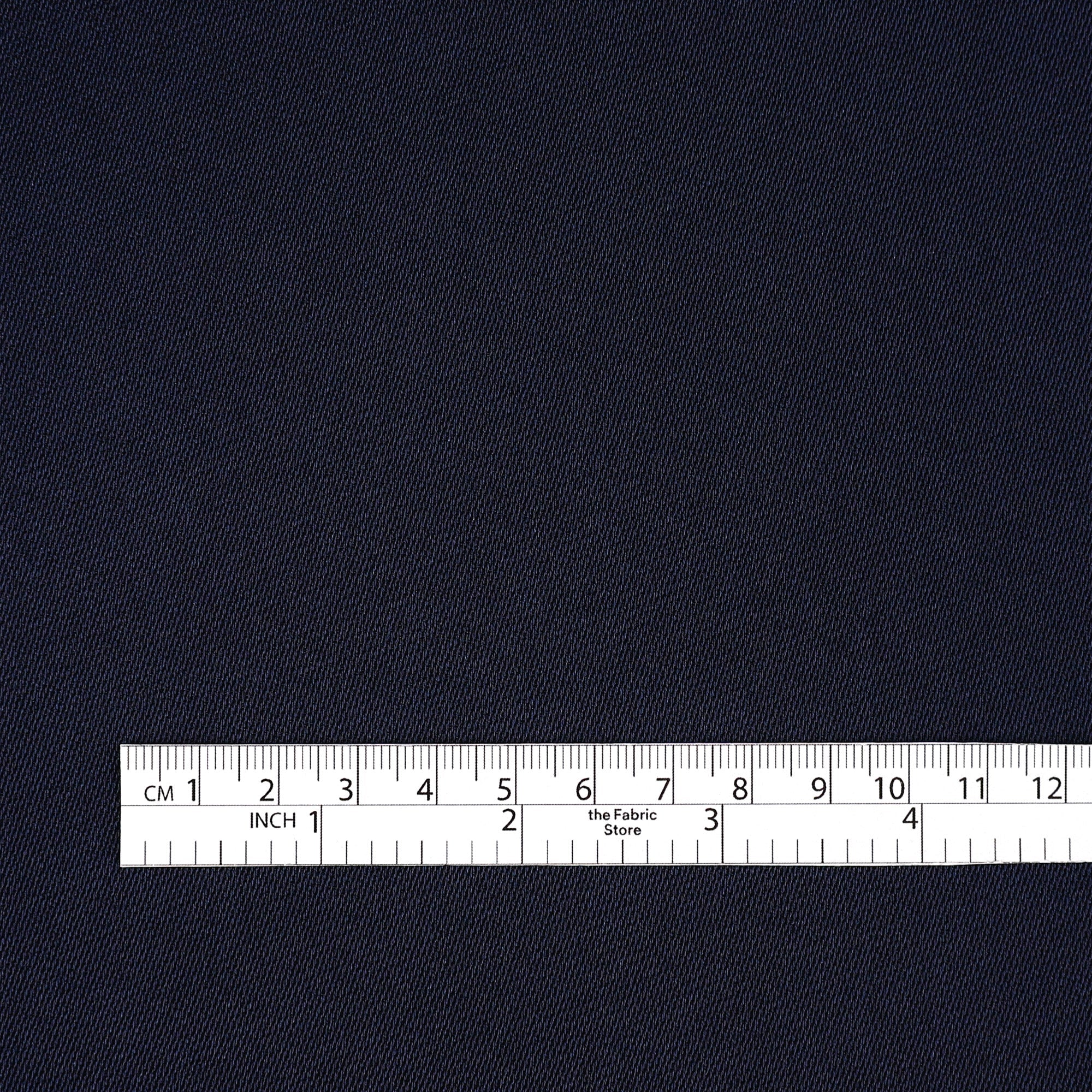 Triacetate Blend Twill - Navy (2nd Grade) - Image 3