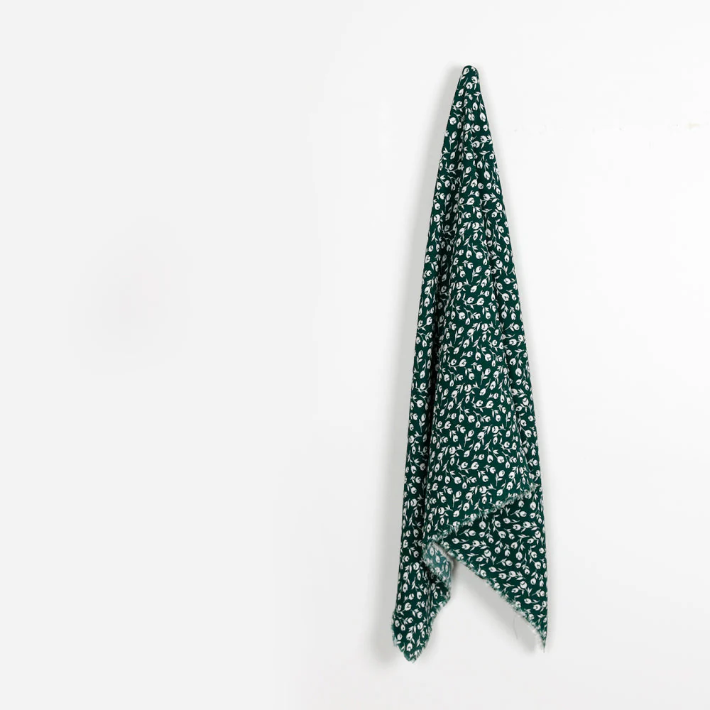 Tulip Viscose/Rayon Crepe - Malachite - Image 2