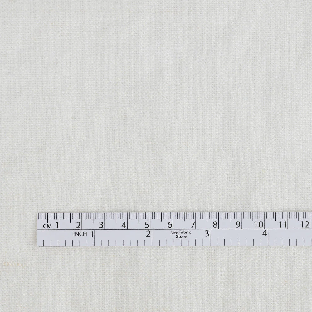 Tumbled Linen Canvas - Light Cream (Pieces) - Image 4