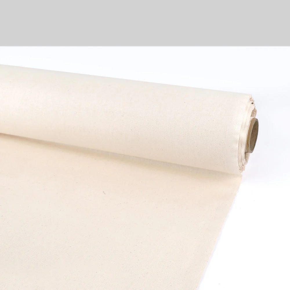 Unbleached Cotton Calico - Natural - Image 3