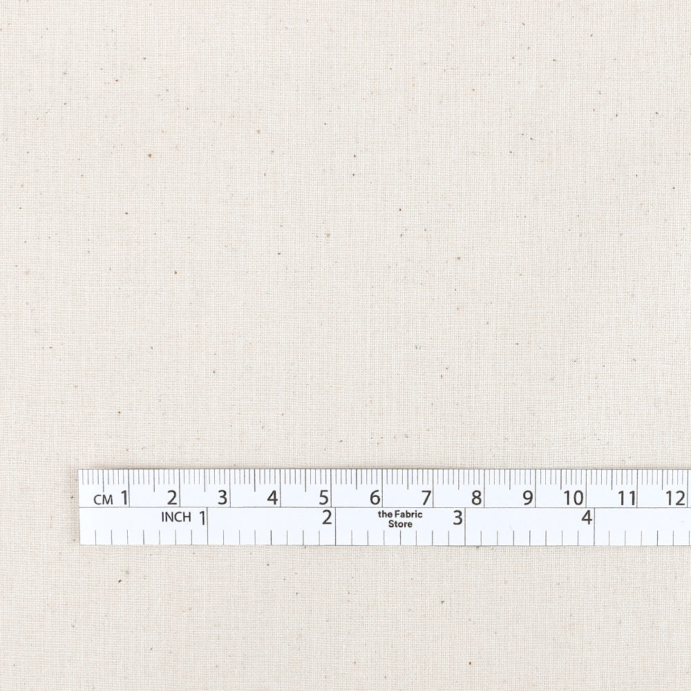 Unbleached Cotton Calico - Natural - Image 4