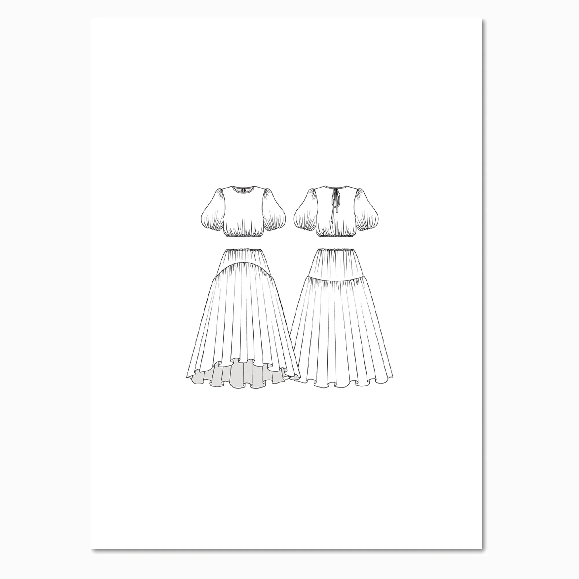 Veronica Tucker - Hera Skirt & Top Set/PDF - Image 3