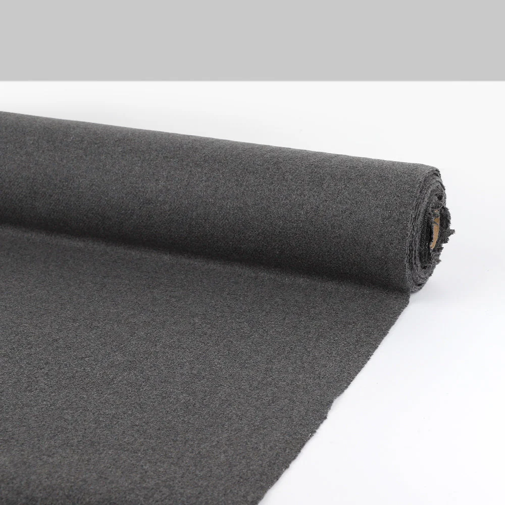Virgin Wool/Nylon Coating - Cinder Grey - Image 3