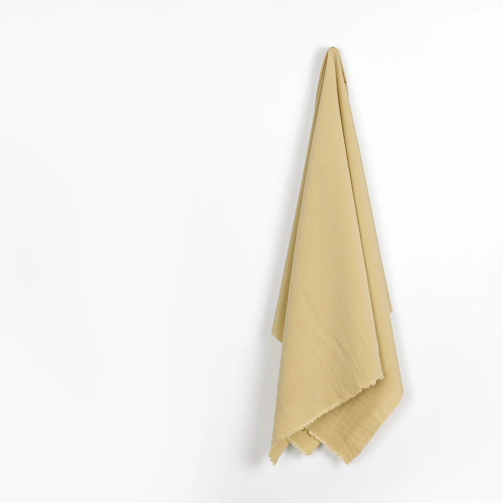 Viscose Blend Shirting - Straw - Image 2