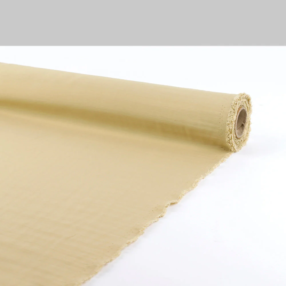 Viscose Blend Shirting - Straw - Image 3