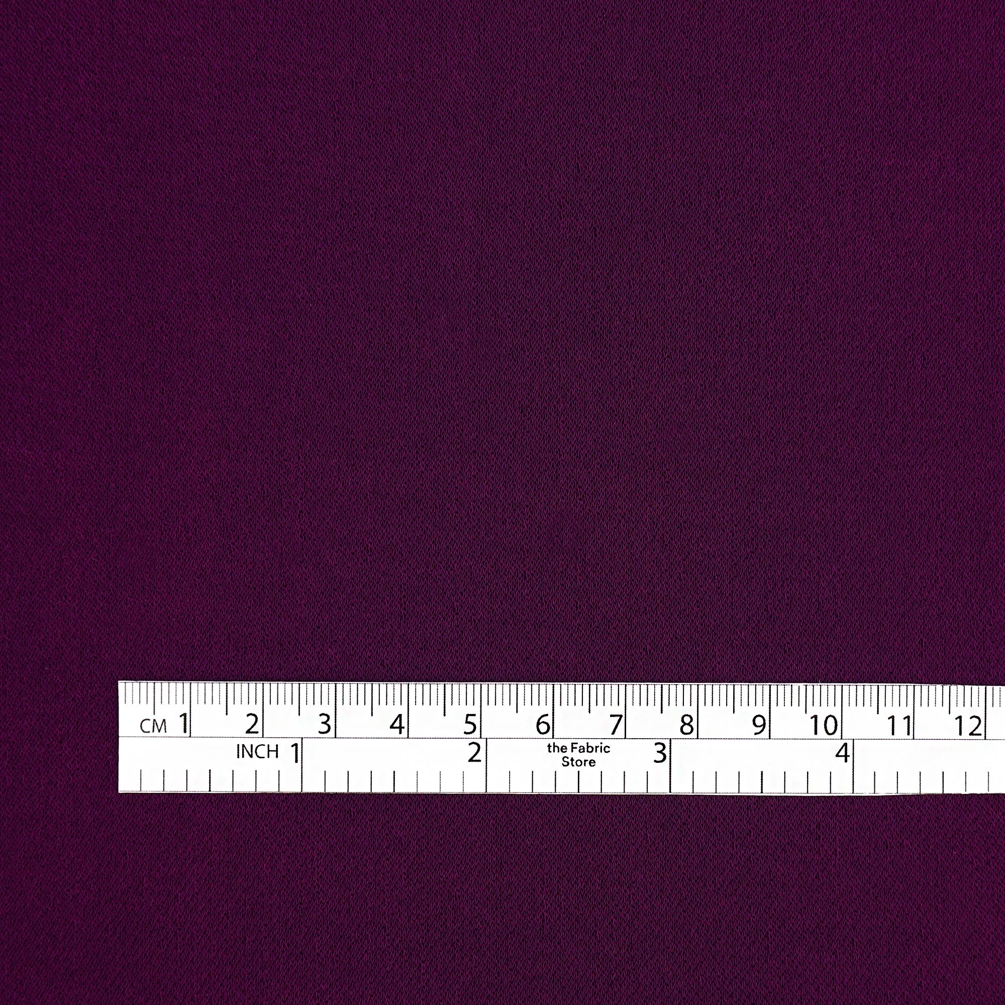 Viscose Crepe Double Jersey - Grape Jam - Image 4