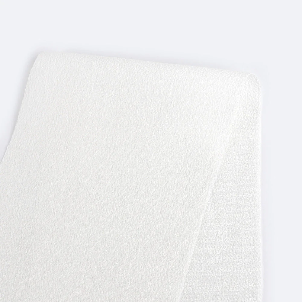 Viscose Crepe - White