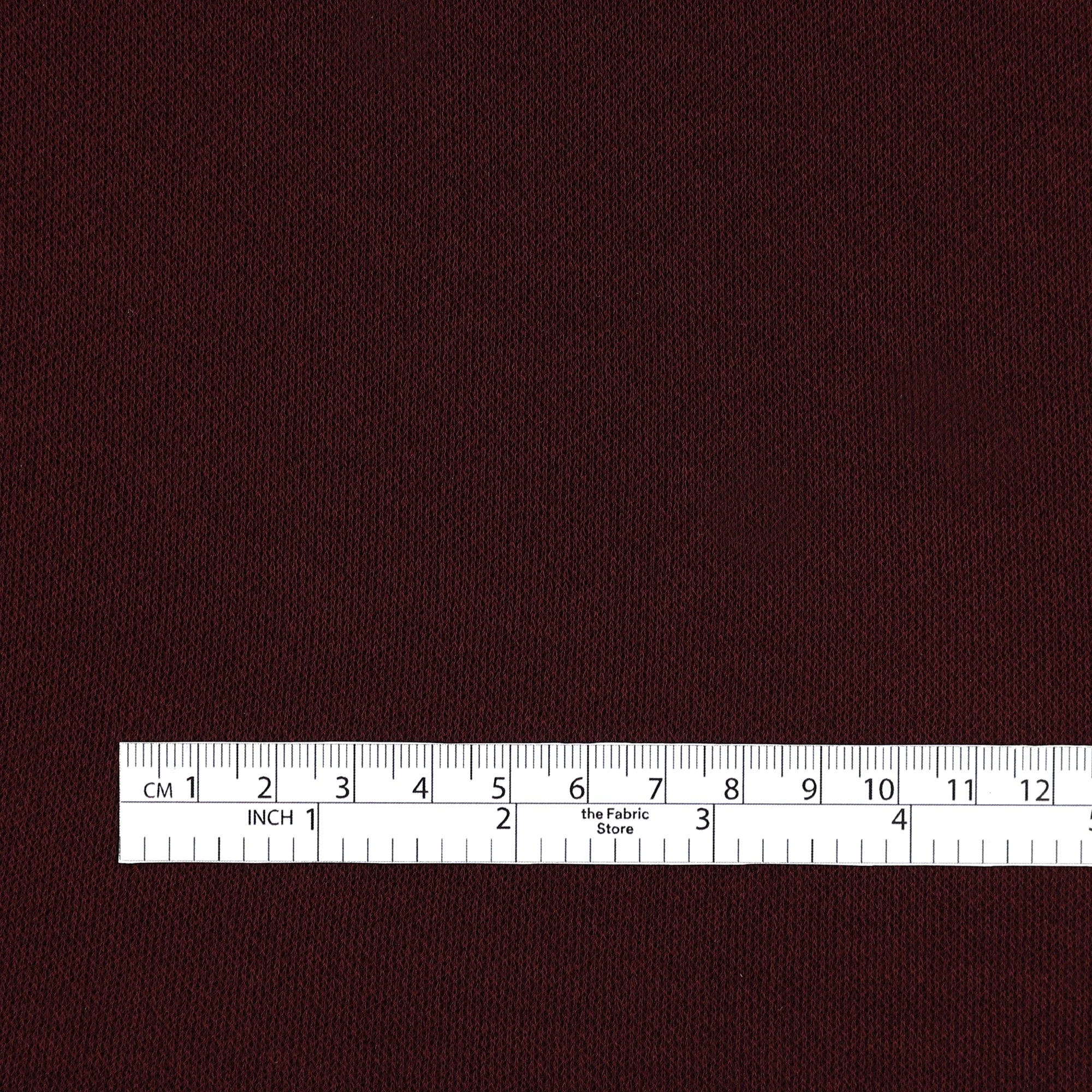 Viscose Honeycomb Jersey - Port - Image 4