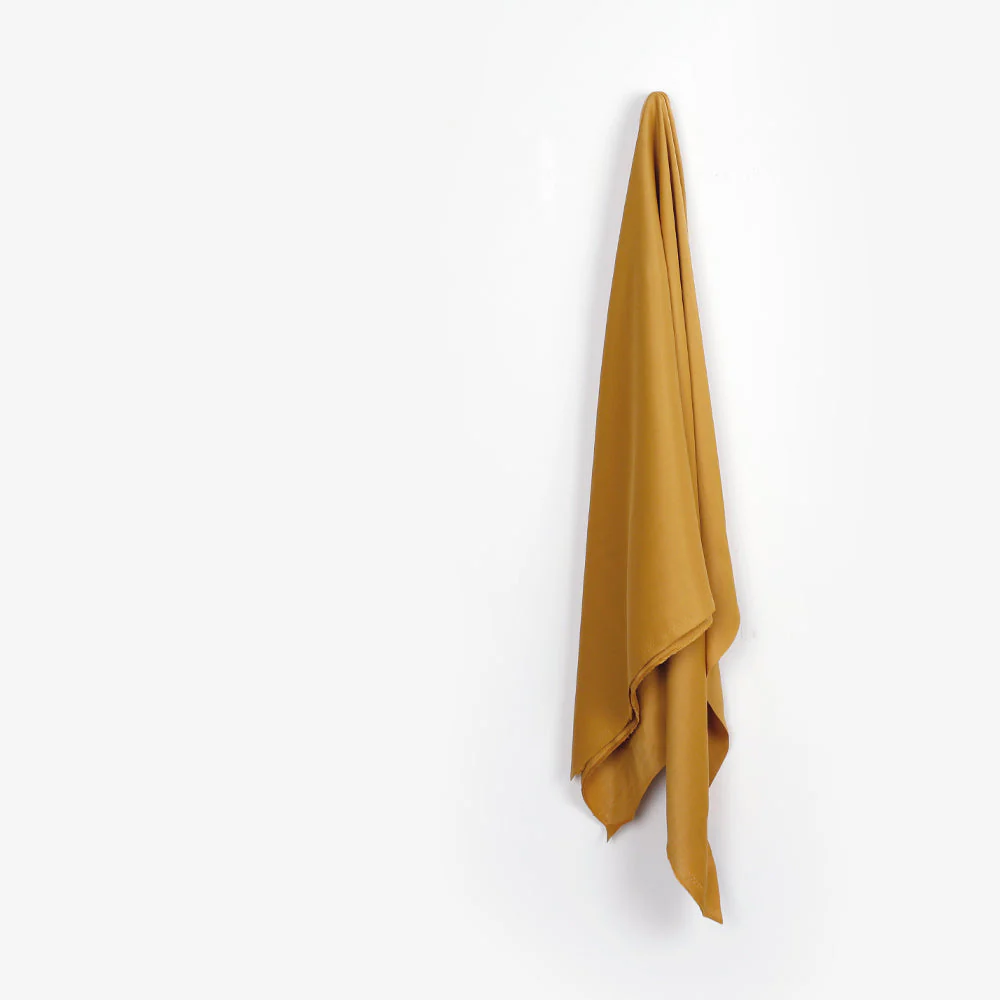 Viscose Twill Satin - Harvest Gold - Image 2