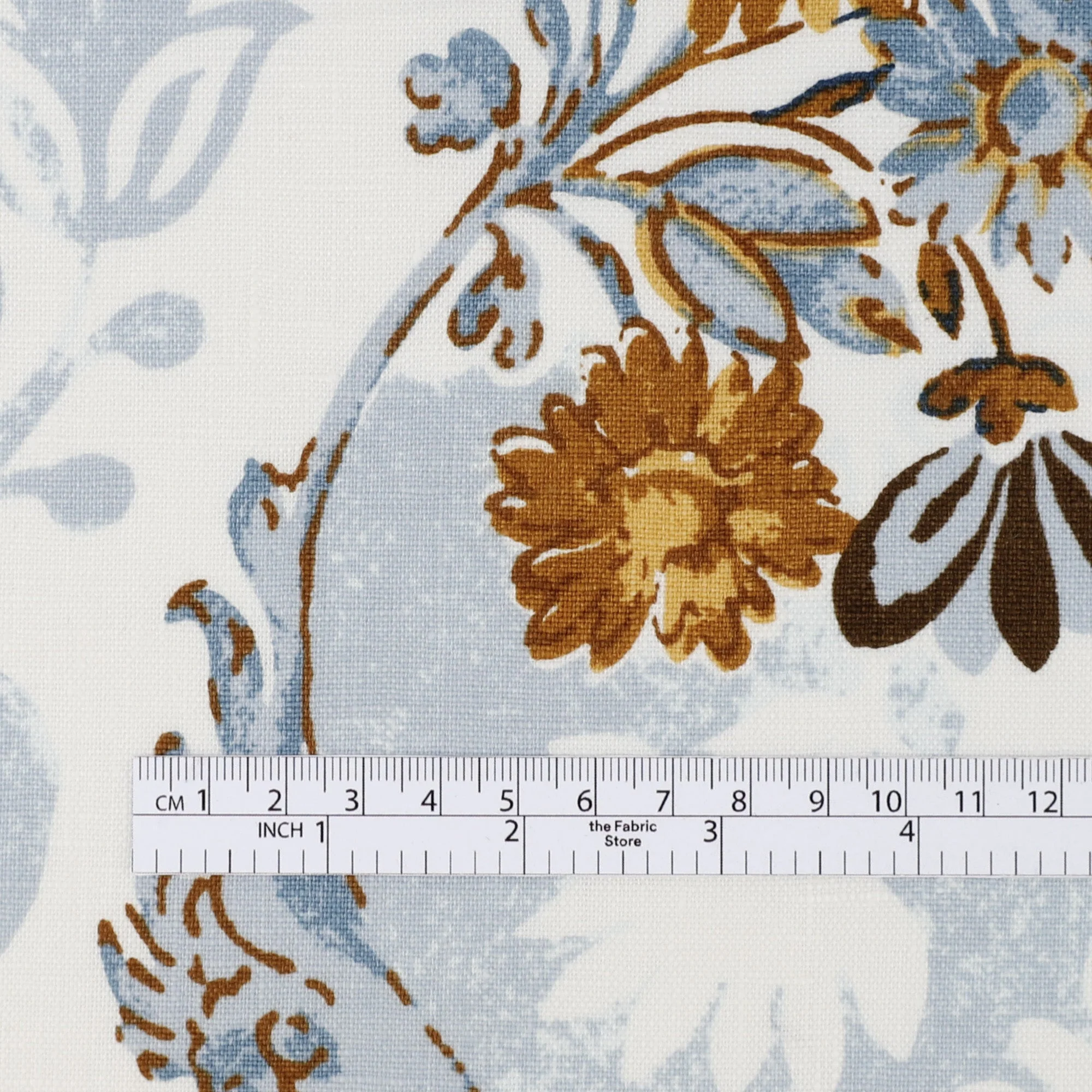 Wallpaper Linen - Blue/Brown - Image 4